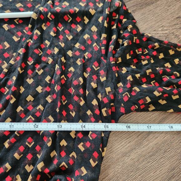 Diane Von Furstenberg Maternity Silk‎ Top M Retro Designer - Picture 6 of 7